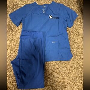 Lake Washington Tech medical assistant student embroidered scrubs